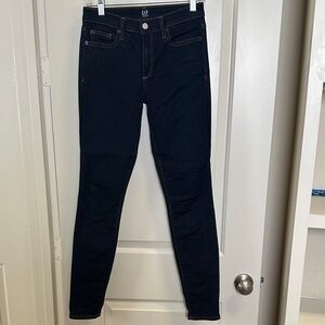 GAP Women's Midnight Blue Skinny Jeans